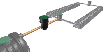 Aquabin FILTR do OCZYSZCZALNI doczyszczający ścieki FILTR do DRENAŻU D400