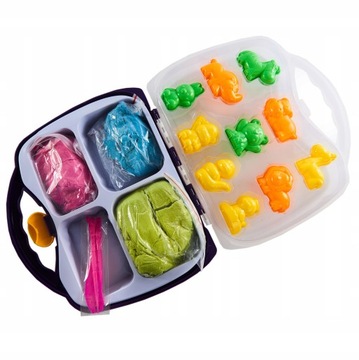 КИНЕТИЧЕСКИЙ ПЕСОК В ЧЕМОДАНЕ 1 КГ ФОРМА ДЛЯ ЖИВОТНЫХ