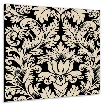 Panel szklany hartowany 60x50 Roślinny ornament