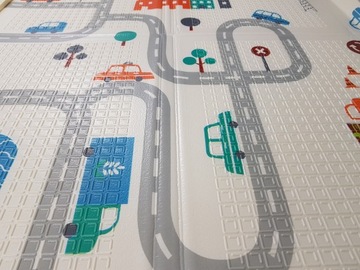 БОЛЬШОЙ КОВРИК ИЗ ПЕНЫ, ДВУХСТОРОННИЙ, СКЛАДНОЙ, 180x200см