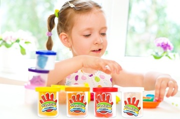 ПЛАСТИКОВОЕ ТЕСТО ТЕСТО 4 ЧАШКИ ПРИНАДЛЕЖНОСТИ ПЛАСТИКОВОЕ ТЕСТО ТЕСТО