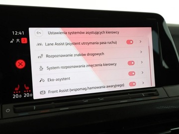 Volkswagen Golf VIII GTE 1.4 Plug-In Hybrid 245KM 2021 Volkswagen Golf PHEV full LED navi czujniki, zdjęcie 27