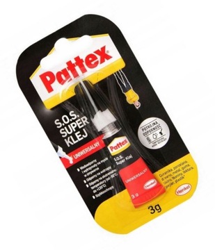 Klej Błyskawiczny Uniwersalny Pattex S.O.S Super 3g