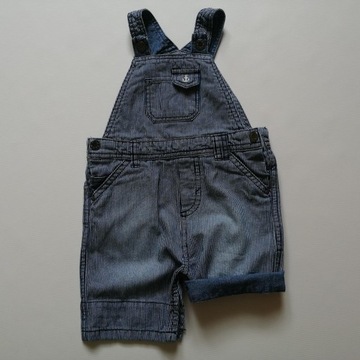 MOTHERCARE krótkie ogrodniczki MARINE 74