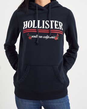 HOLLISTER by Abercrombie Bluza Kaptur Kangur USA S