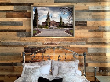 Panel ścienny 3D, unikatowe stare deski, 120 cm