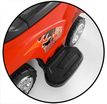 Milly Mally Ride-On 3in1 Happy Red Автомобиль
