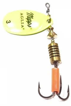 Błystka Mepps Aglia Fluo nr 3 seledynowa Chartreuse