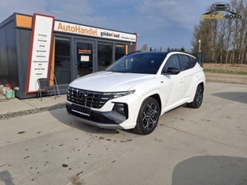 Hyundai Tucson IV 2021 Hyundai Tucson 1,6 crdi 136 KM N-line 4x4 full alcantara panorama kamery36