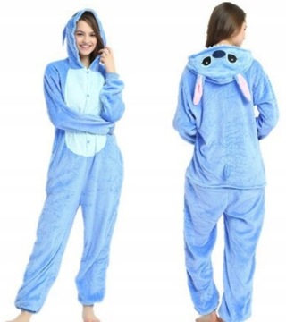 PIŻAMA STICH DRES ONESIE KIGURUMI KOMBINEZON S-XL