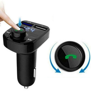 FM-ПЕРЕДАТЧИК BLUETOOTH 5.0 ЗАРЯДНОЕ УСТРОЙСТВО QC 3.0 PD 20 Вт RGB 2x USB USB-C