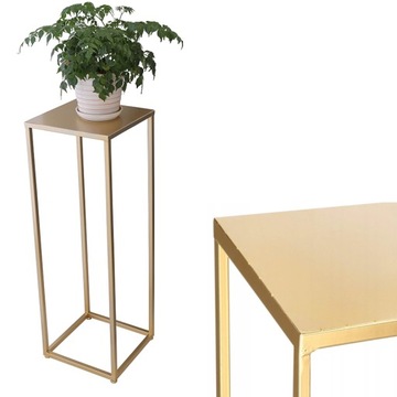 STOJAK NA KWIATY LOFT GOLD KWIETNIK NA DONICE