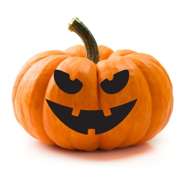 NAKLEJKA NA HALLOWEEN Na Dynie Okno WZ-5