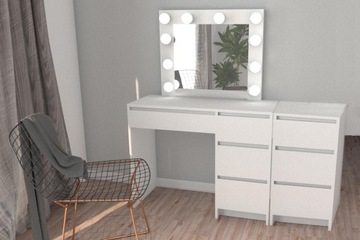 ЗЕРКАЛО ДЛЯ ТРУБНОГО СТОЛИКА СО СВЕТОДИОДНОЙ ПОДСВЕТКОЙ IGA