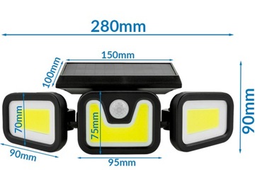 БЕСПРОВОДНОЙ ГАЛОГЕННЫЙ НАРУЖНЫЙ СОЛНЕЧНЫЙ ДАТЧИК ДВИЖЕНИЯ IP65