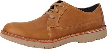 CLARKS MĘSKIE PÓŁBUTY SKÓRZANE BRĄZOWE 42 1S9F