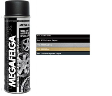 LAKIER AKRYLOWY DECO MEGAFELGA CZARNA SATYNA 500ml