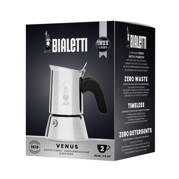 Кофеварка Bialetti New Venus 2tz (серебро)