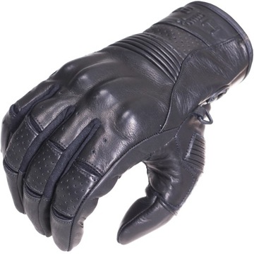 SKÓRZANE RĘKAWICE MOTOCYKLOWE HUSAR MAVERIK black
