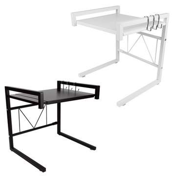 КУХОННАЯ РЕГУЛИРУЕМАЯ МЕТАЛЛИЧЕСКАЯ ПОДСТАВКА ДЛЯ МИКРОВОЛНОВОЙ ПЕЧИ 40-65x42x36,5см