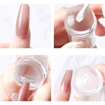 Силиконовый штамп для ногтей, французский декор, тарелки, узоры, подборка