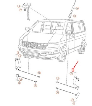 MODUL ANTÉNNÍ VOLKSWAGEN T5 T6 7H0035532A