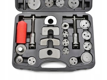 ZESTAW DO WYCISKANIA COFANIA TŁOCZKÓW HAMULCOWYCH 35el WALIZKA GEKO G02542