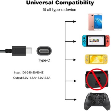 Зарядное устройство для адаптера Nintendo Switch/LitePro Type C
