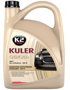 Płyn chłodniczy K2 KULER G12 CZERWONY 5L T205C