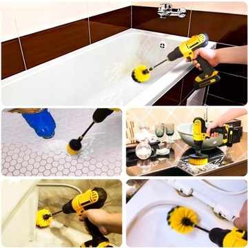 Набор автомобильных щеток для чистки, мытья и полировки под отвертку, 31 шт.