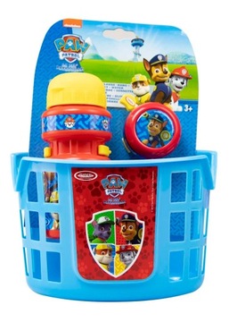 КОРЗИНКА «ЩЕНЯЧИЙ ПАТРУЛЬ», КОРЗИНА ДЛЯ ВЕЛОСИПЕДА, ЗВОНОК, БУТЫЛКА