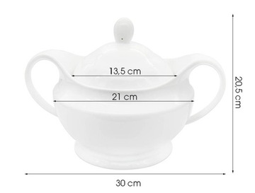 ВАЗА С КРЫШКОЙ СУПОВАЯ ЧАШКА ДЛЯ БУЛЬОНА, 2,5 Л