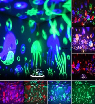 НОЧНИК ЗВЕЗДЫ ПРОЕКТОР ГЛУБИНА МОРЯ LED
