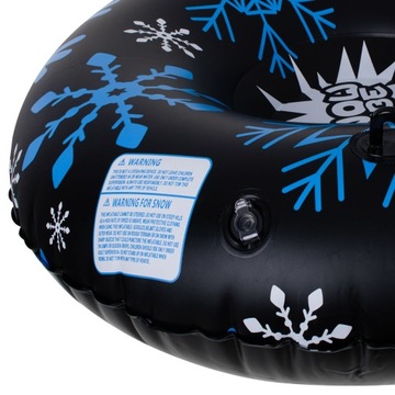 Нагнетающий нафузорный надувной ползунок SIMEN возле шины для слайд -снежинок