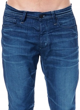 Jack Jones _ Thermo Cool Jeansy Męskie Sklim Klasyczne Anti Fit __ 29/30