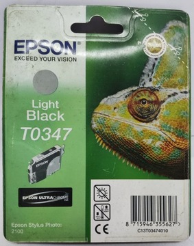 Tusz Epson T0347 Light Black C13T03474010 12.2010