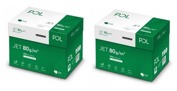 Papier biurowy ksero biały do drukarki uniwersalny xero POLJET A4 80g 10ryz
