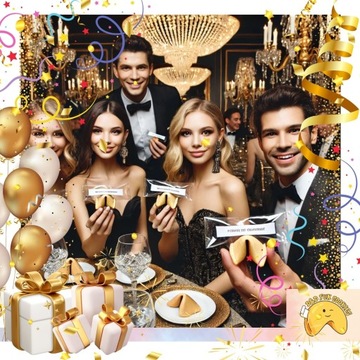 Китайское печенье с предсказаниями КЛАССИК 20 шт. ВОЛШЕБСТВО СУДЬБЫ ПОДАРОК