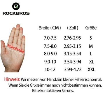 ROCKBROS S143-BKXXL велосипедные перчатки без пальцев