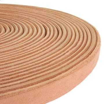 Pasek skórzany 4mm/16mm naturalny 10mb.