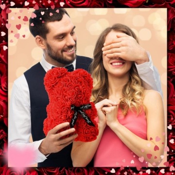 Медленно с розовыми лепестками Большой подарок для женского дня + сложная коробка