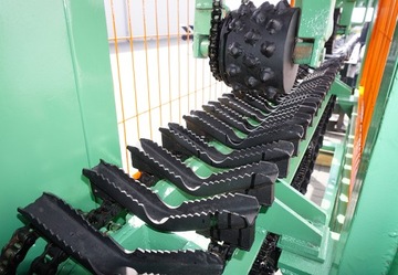 Пила дисковая гусеничная двухвальная BRODPOL TT5/500/320/G с податчиком