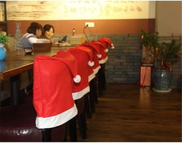 ПОКРЫТИЕ НА СТУЛ САНТА ШЛЯПА ОТДЕЛКА СПИНКИ СТУЛА