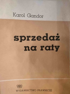 Karol Gandor SPRZEDAŻ NA RATY