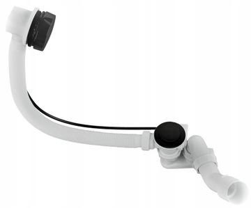 Akces Syfon Wannowy automatyczny Czarny Ø50