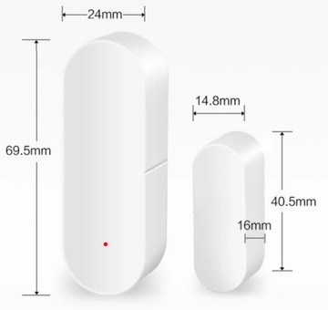 Датчик открытия дверей и окон для автоматизации Smart AAA ZIGBEE TUYA