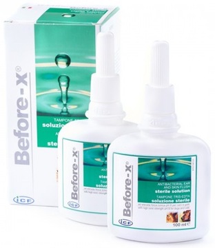 płyn do odkażania dla psa kota Geulincx Before-X 2x100ml