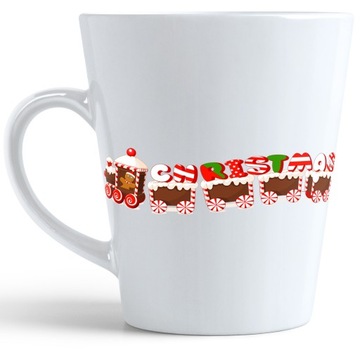 ŚWIĄTECZNY KUBEK LATTE 330ml PREZENT NA ŚWIĘTA
