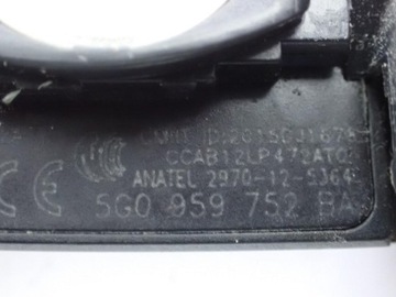 KLÍČEK KLÍČ OVLÁDAČ ORIGINÁLNÍ 5G0959752BA VW GOLF VII 7 16R