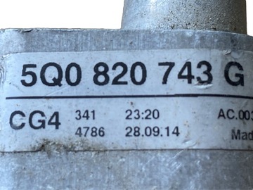 AUDI A3 TT VW GOLF PŘÍVOD KLIMATIZACE 5Q0820743G